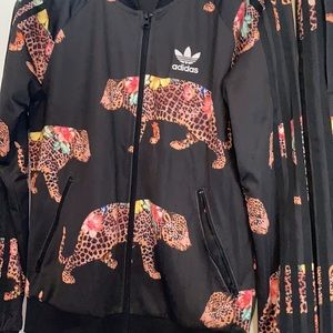 Adidas Leopard Track Suit XS